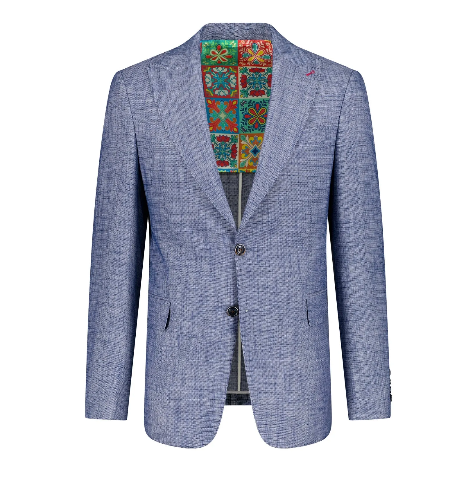 The Cupari Linen Jacket - Indigo