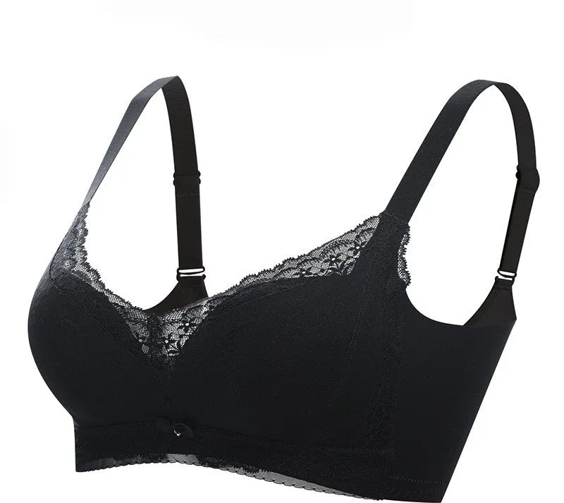 Underwear for women with small chest gathered sexy lace adjustable bra comfortable without steel ring medium thick cup to collect side breasts