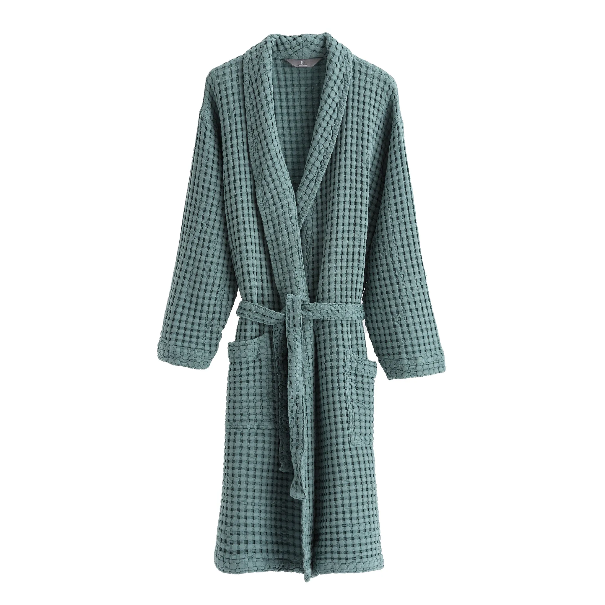 Veiros Bathrobe [Green grey]