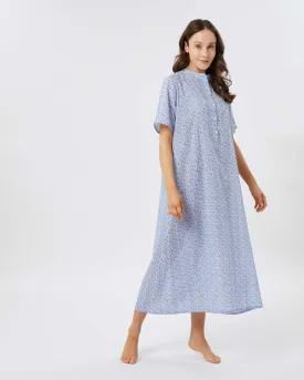 Women's Victoria Short Sleeved Nightdress - Whitsbury Ditsy