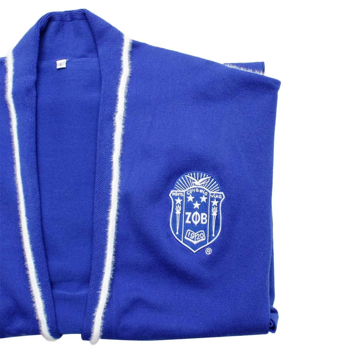 Zeta Phi Beta Apparel Sweater Cardigan ZPB Sorority Medium Long Duster Cardigan for Women