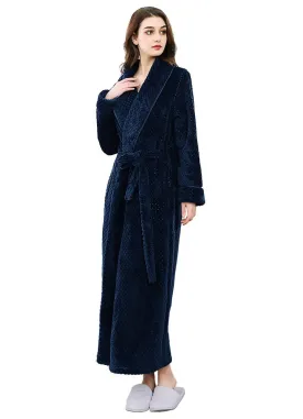 ZFSOCK Classic Thick Comfy Dressing Gown Bathrobe for Men and Women Unisex Gift Ideas Wedding robe Luxury bathrobe quality